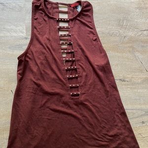 Buckle RED by BKE womens tank small